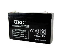 Аккумулятор аккумуляторная батарея UKC WST-7 6V 7Ah