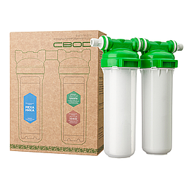 ЗВІД - Фільтр двоступеневої очищення "механіка+знезалізнювання