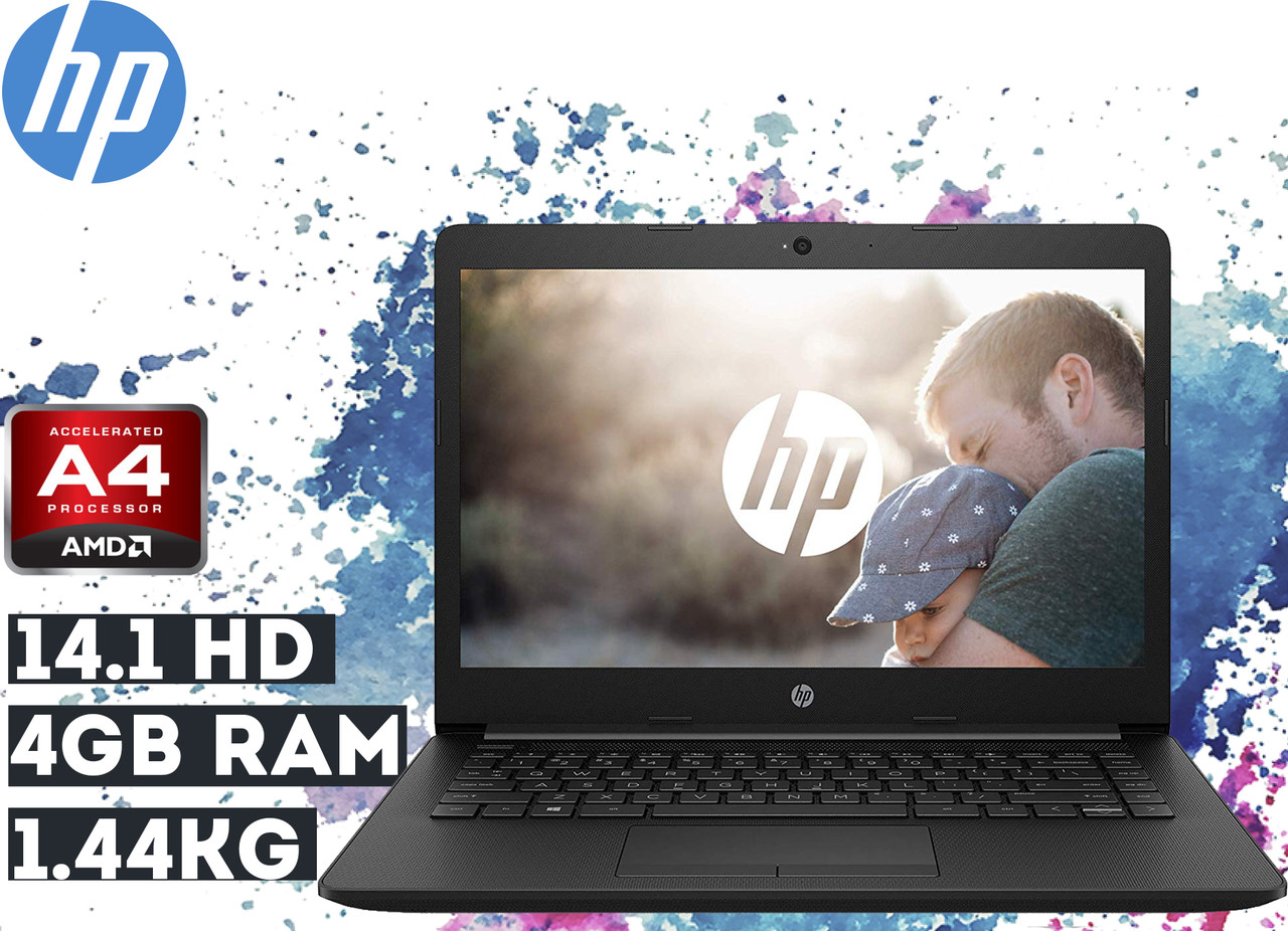 Ноутбук HP 14-cm0998nf 14.1" HD LED (AMD A4-9125 2.3 ГГц, 4 GB RAM, Windows 10)