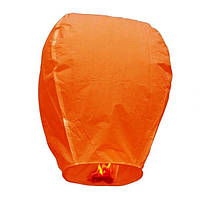 Небесний ліхтарик купол. Колір: Жовтогарячий. Розмір: 90см.