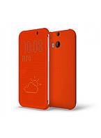Чехол-книжка Dot View для HTC Desire 820 Оранжевый