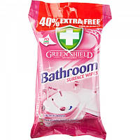 Влажные салфетки для ванной комнаты Green Shield Bathroom 70 шт.