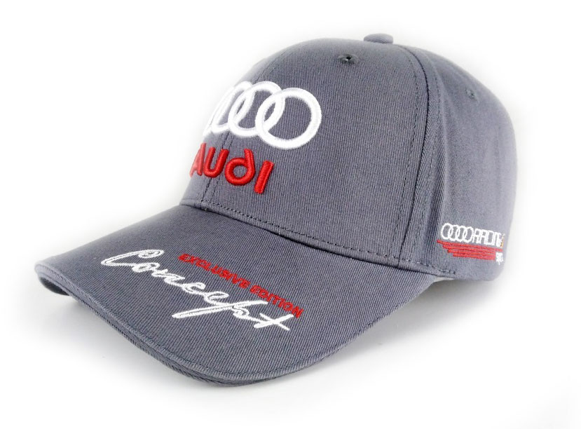 Кепка бейсболка Ауді AUDI сіра, фото 1