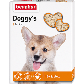 Вітамінізовані ласощі для цуценят Beaphar Doggy's Junior 150 шт/уп