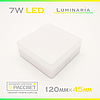 Світлодіодний світильник LUMINARIA NLS-7W AC170-265 V 7 Вт 600 Lm 5000 K (настінно-стельовий), фото 5