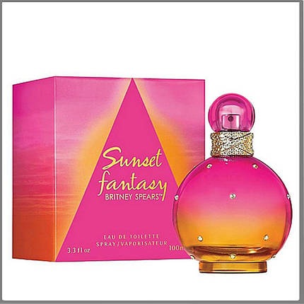 Britney Spears Sunset Fantasy туалетна вода 100 ml. (Брітні Спірс Сансет Фентезі), фото 2