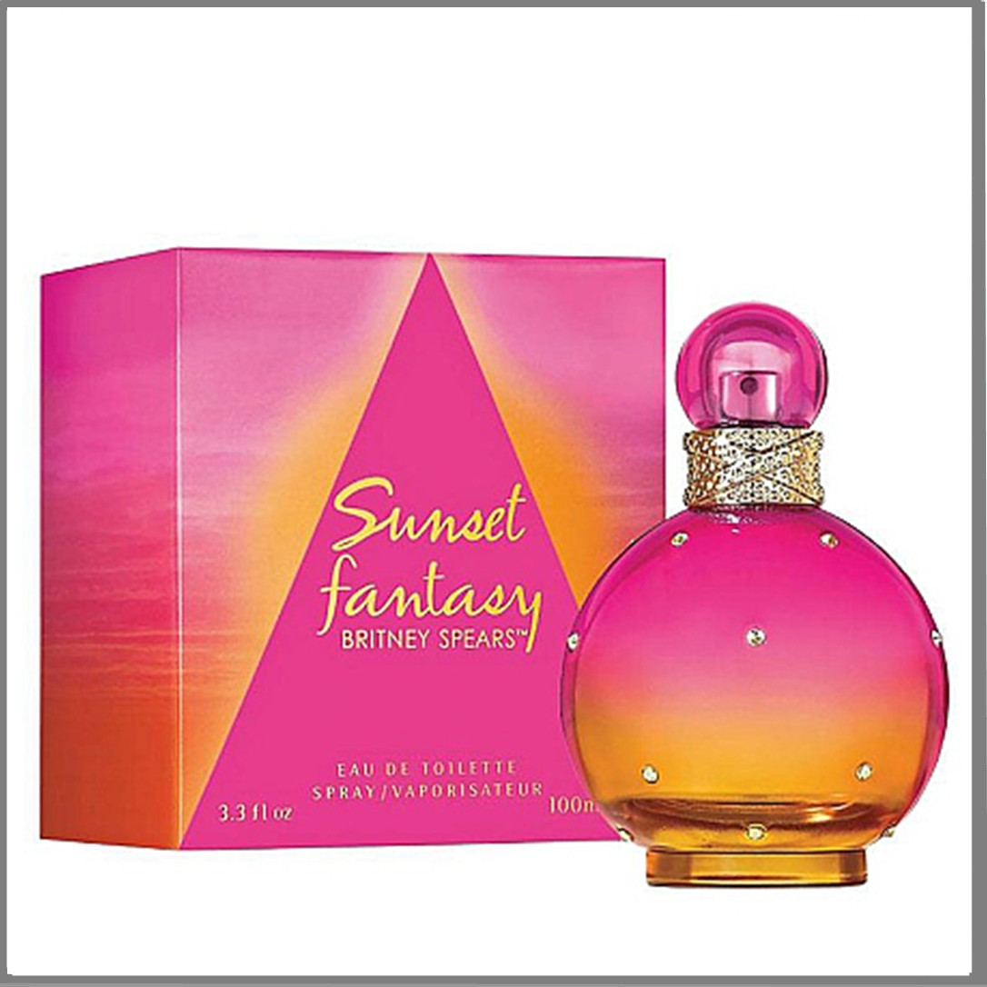 Britney Spears Sunset Fantasy туалетная вода 100 ml. (Бритни Спирс Сансет Фэнтэзи) - фото 1 - id-p1135176136