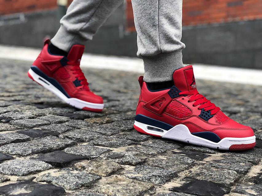Купить Кроссовки мужские Air Jordan 4 Retro SE FIBA (Размер