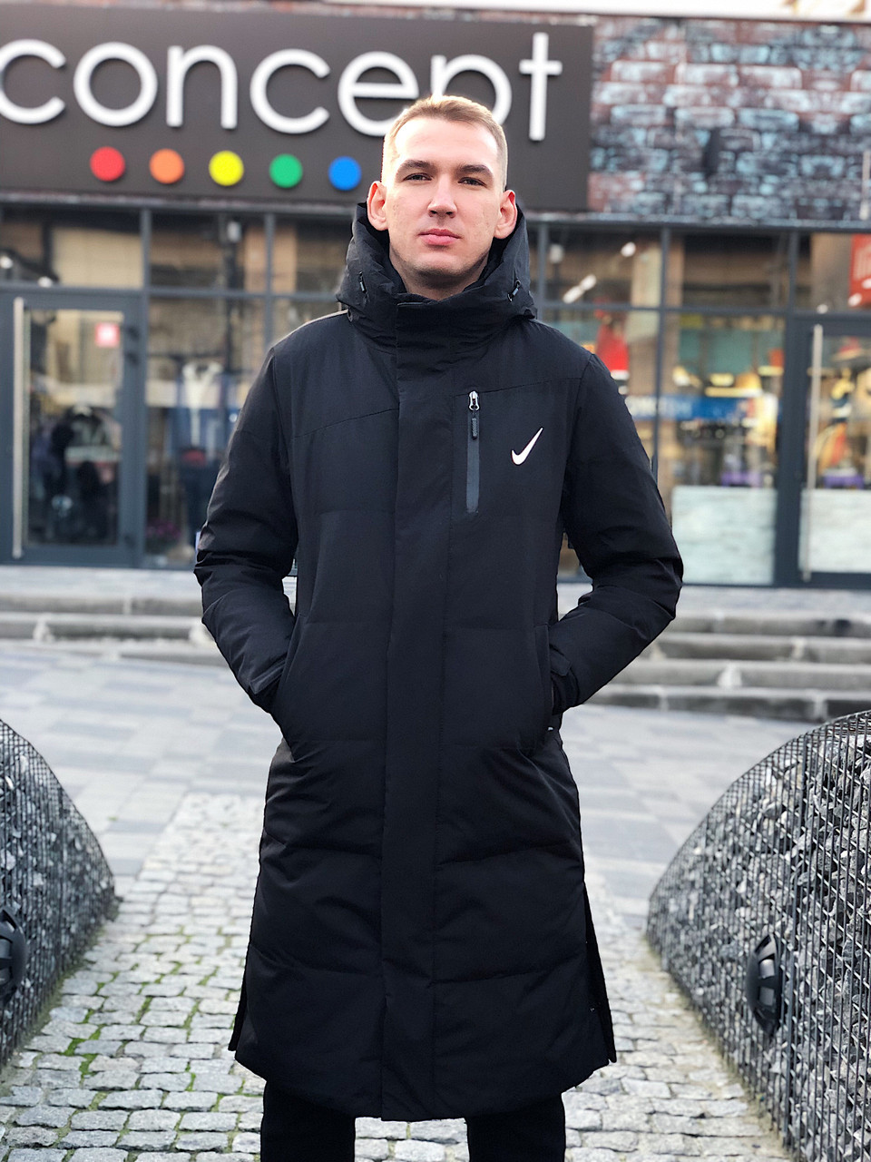 Пуховик зимовий Nike / CLO-079 (Розмір:XL)
