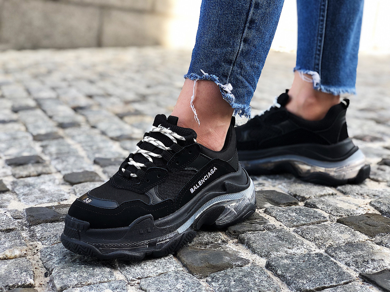 Кросівки жіночі Balenciaga Triple S Clear Sole / Розміри:37,41,42), фото 1