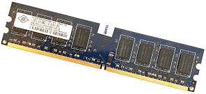 Оперативна пам'ять Nanya DDR2 2Gb 667MHz PC2-5300U 2R8 CL5 (NT2GT64U8HD0BY-3C) Б/В