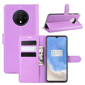 Чохол-книжка Litchie Wallet для OnePlus 7T Violet