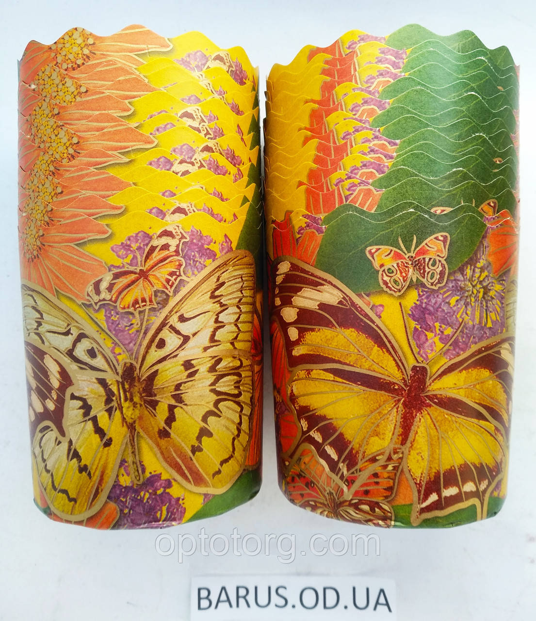 Паперові форми для випікання 110*85 Метелики, фото 1