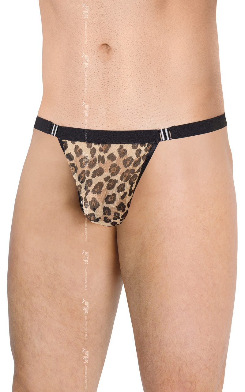 Чоловічі труси-стринги Mens Thong 4528, panther, S/L