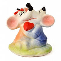 Декоративная статуэтка из керамики Мышки Пара