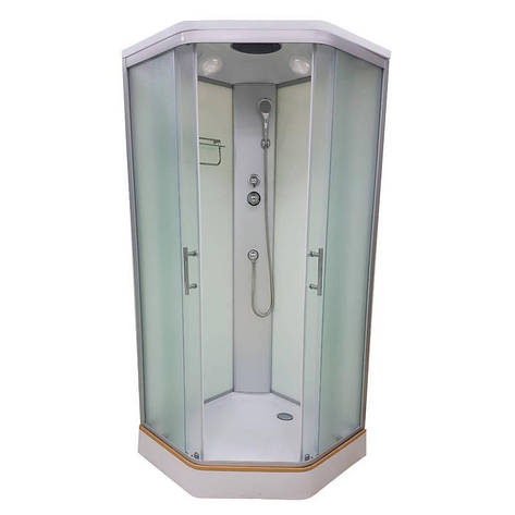 Душовий бокс Veronis BN-1-90 XL 90х90х215 з дахом, фото 1