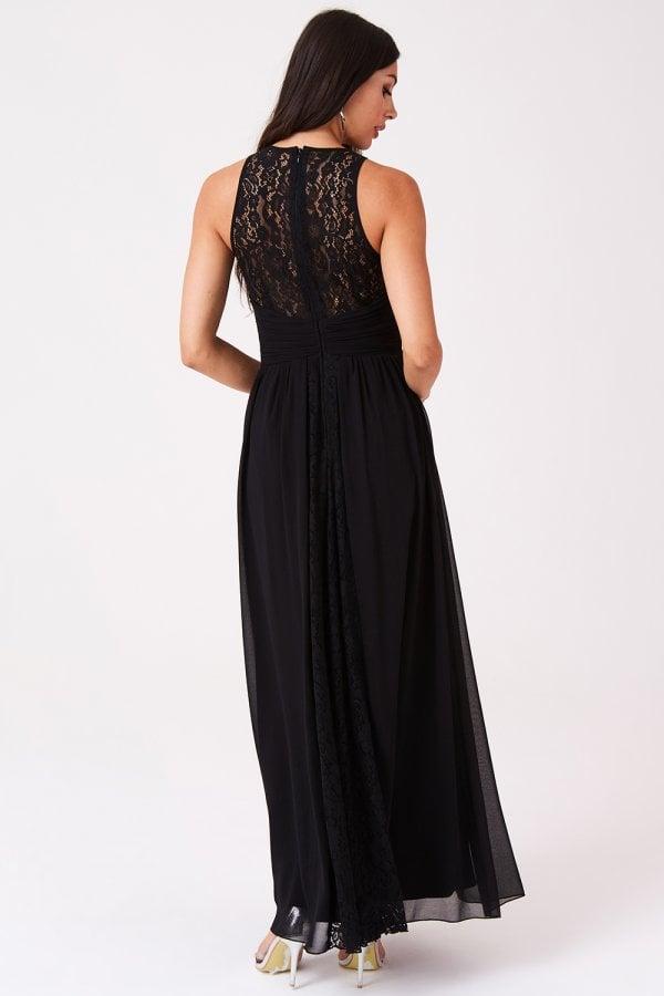 Little mistress lace halter neck hotsell maxi dress