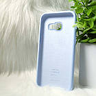 Силіконовий чохол Original Silicone case Samsung A320 light blue (світло-синій), фото 3