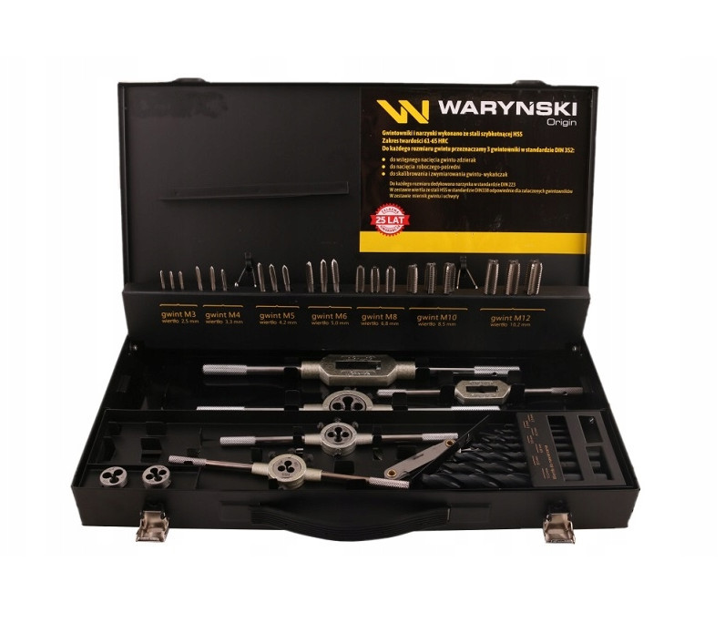 Набір мітчиків і плашок WARY<unk> SKI M3-M12 44ел.