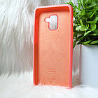Силіконовий чохол Original Full Silicone case Samsung A530/A8 2018 Pink (рожевий), фото 3