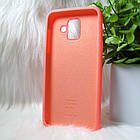 Силіконовий чохол Original Silicone Case Samsung A600/A6 2018 Pink (рожевий), фото 3