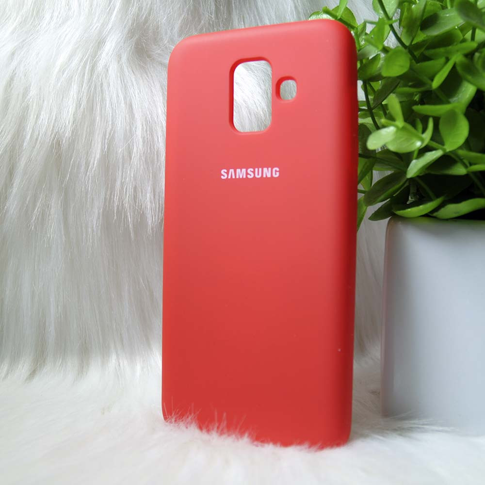 Чохол Samsung A600 A6 2018 червоний