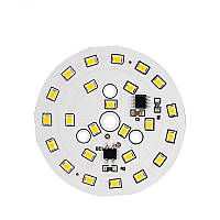 Світлодіодний DIY SMD чип 9 Ватів 220 V Smart IC для ремонту стельового світильника 60 мм