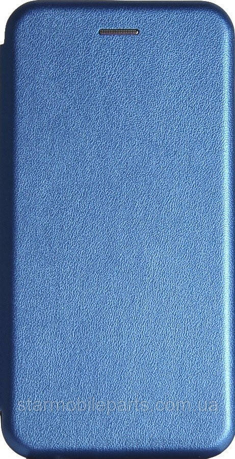 Чохол для Xiaomi Redmi Note 7 2019 Premium Leather Case Blue (тех. пак)