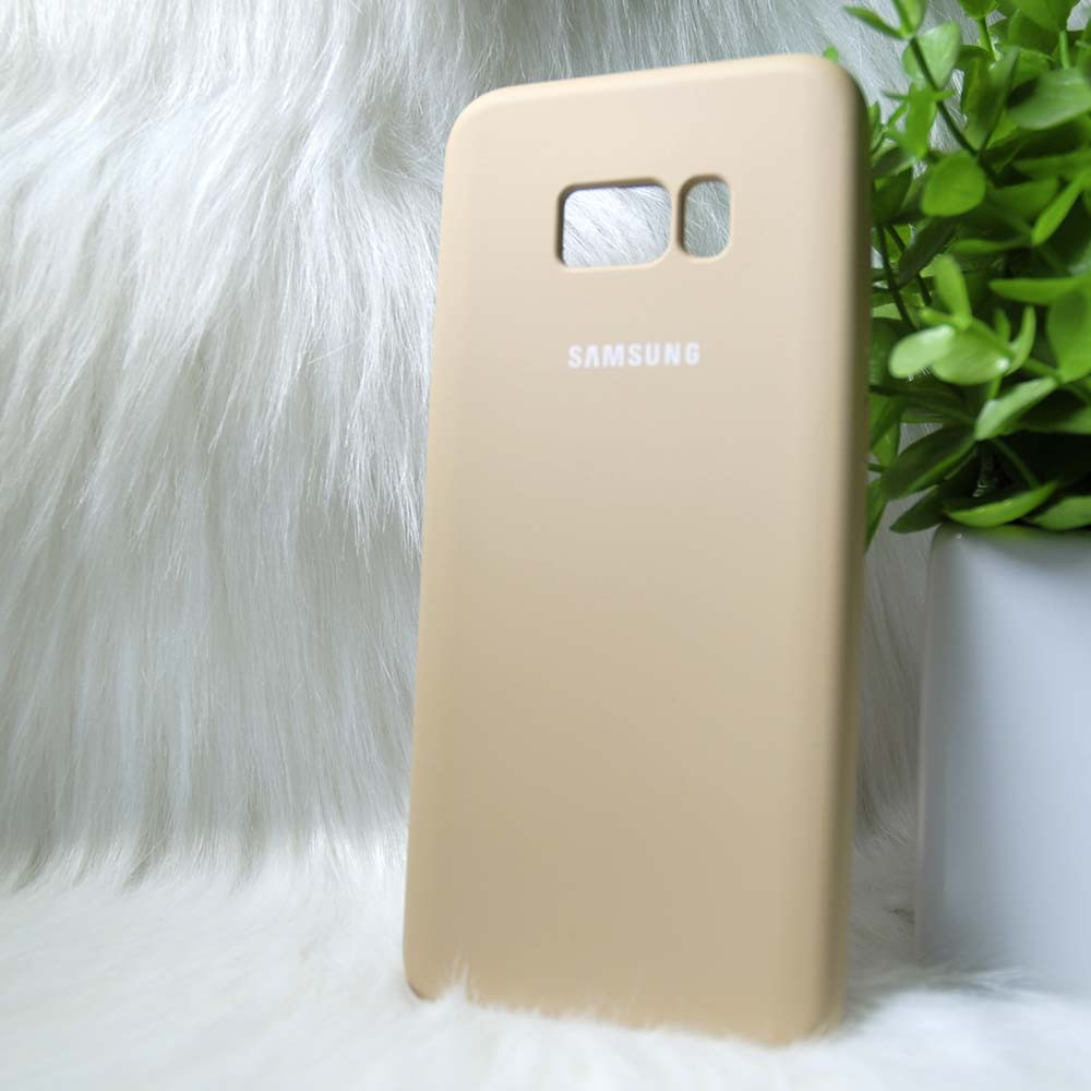 Силіконовий чохол Original Silicone Case Samsung G955/S8+ Gold (золотий), фото 1