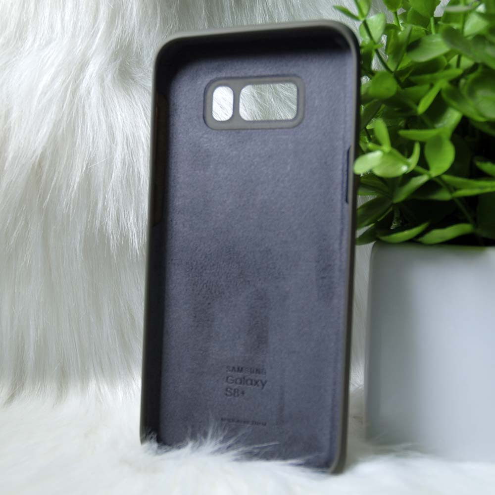 Чохол силіконовий для Samsung G955 / S8+ зелений "Original Silicone case"