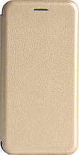 Чохол Книжка для Xiaomi Redmi Note 7 2019 Premium Leather Case Gold (тех. пак)