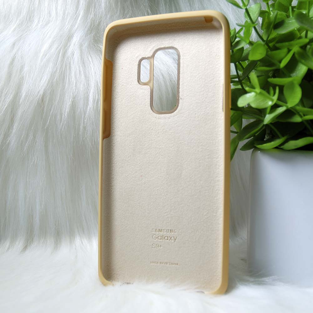 Силіконовий чохол Original Silicone Case Samsung G965/S9+ Gold (золотий)