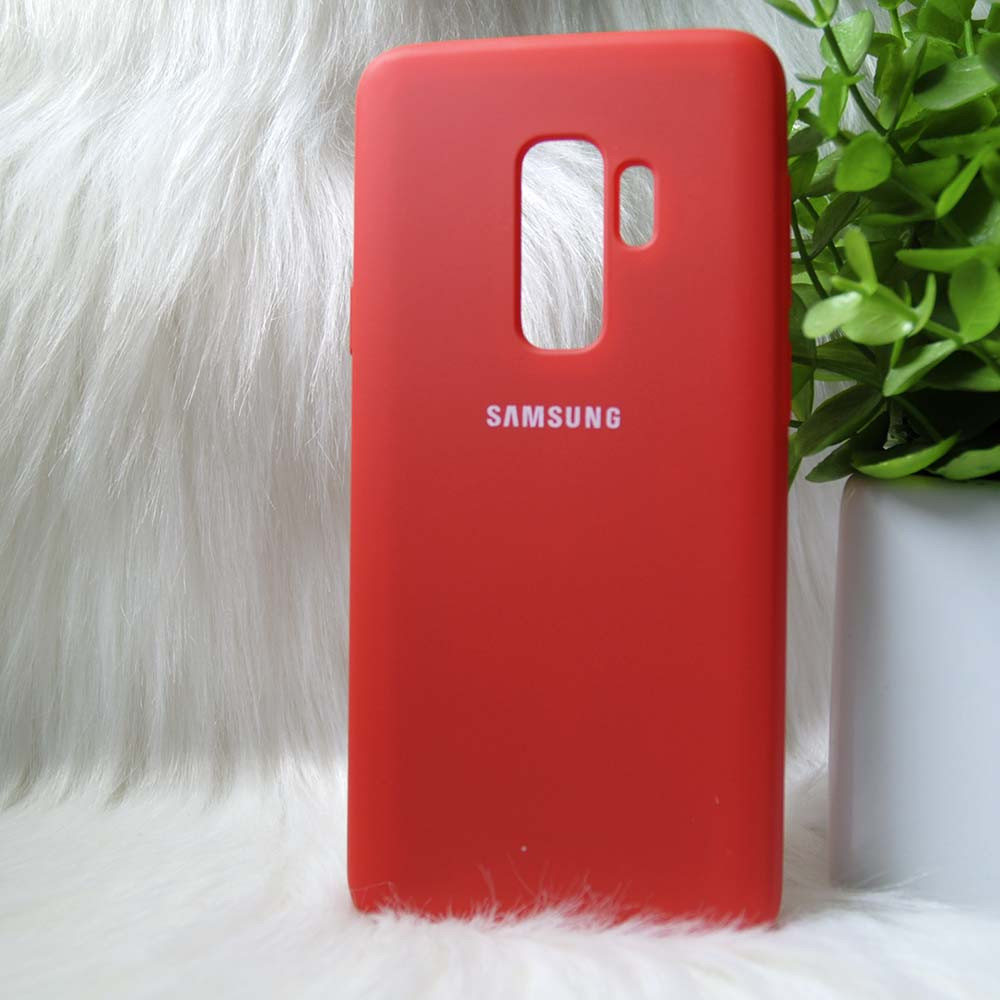 Силіконовий чохол Original Silicone Case Samsung G965/S9+ Red (червоний)
