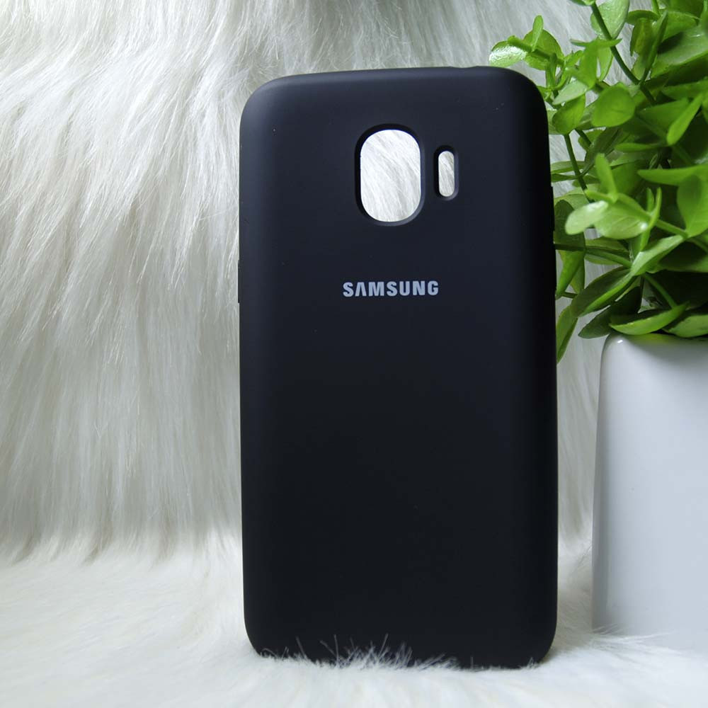 Силіконовий чохол Original Silicone Case Samsung J250/J2 Pro 2018 Black (чорний)