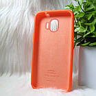 Силіконовий чохол Original Silicone Case Samsung J250 / J2 Pro 2018 Orange (помаранчевий), фото 3