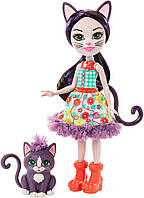 Кукла Кошечка Сиеста и Клаймбер Enchantimals Ciesta Cat Doll & Climber Animal Friend GJX40