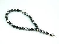 Ексклюзивні чотки гематит, Вишукані чотки з натурального каменю, красиві прикраси