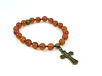 Ексклюзивні чотки Сердолік, Вишукані чотки з натурального каменю, красиві прикраси