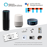 Бездротове Wi fi реле 10А MoesHouse (розумний будинок, Wifi вимикач, Wi-fi розетка) працює з Alexa Google, фото 9