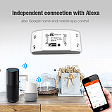 Бездротове Wi fi реле 10А MoesHouse (розумний будинок, Wifi вимикач, Wi-fi розетка) працює з Alexa Google, фото 6