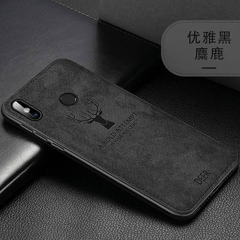 Захисний чохол Deer для Xiaomi Redmi Note 8 з вологовідштовхувальним покриттям Black, фото 2