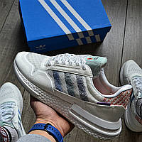 Белые мужские кроссовки Adidas ZX 500 RM Commonwealth