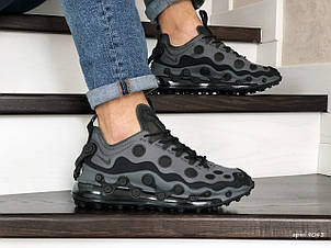 Чоловічі кросівки Nike air max 720 ISPA,сірі з чорним, фото 2
