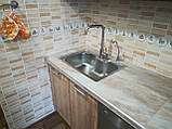 Кухонна мийка Platinum 6043 Decor 0,8 мм, фото 2
