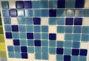 Блакитна із синім мозаїка для басейну та ванної D-Core DC-08