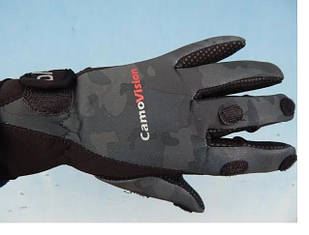 Рукавички неопренові 2 мм DAM (Німеччина)CAMOVISION NEO GLOVES з отстегнутыми пальцями