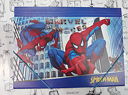 Папка пластикова на гумках А4 для хлопчика Spider-Man
