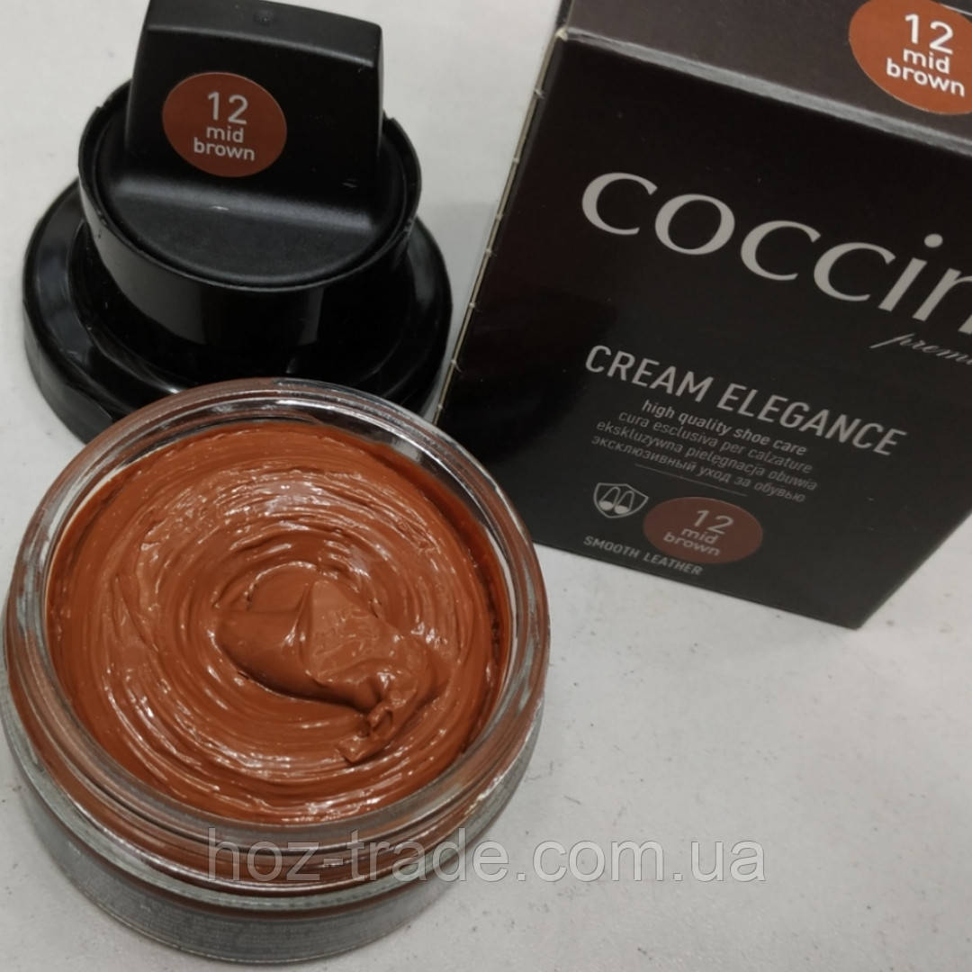 Крем для взуття коричневий Coccine