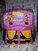 Дошкільний ранець для дівчинки "Бджілки" , рожевий Class 6671
