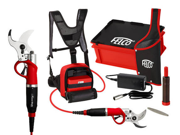 Електросекатор Felcotronic Felco 822+ з батареєю і рюкзаком, фото 1